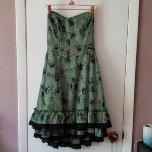 Sweet strapless free people dress